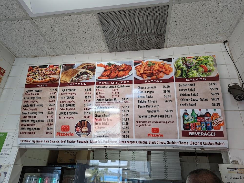 Chef's Corner Pizzeria Menu image 3